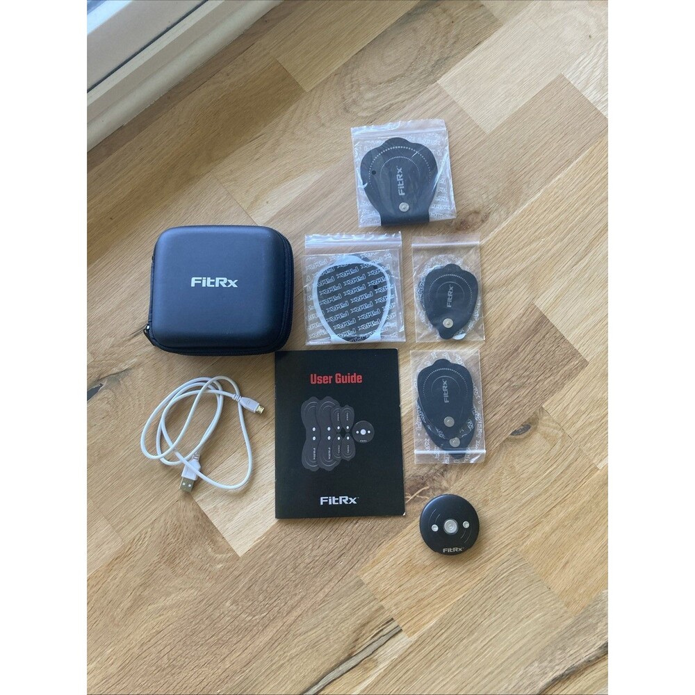 FitRx Electrode Wireless Massager System Muscle Pain Relief Blood Flow& More EUC